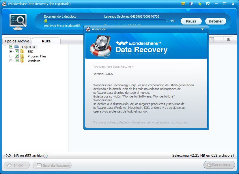wondershare data recovery pro